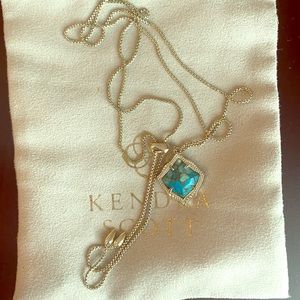 Turquoise stone Kendra Scott Chocker